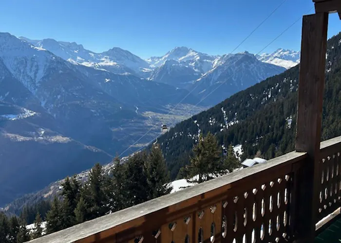 Val Roc - Dachwohnung West Lägenhet Riederalp