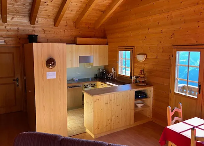 Val Roc - Dachwohnung West Lägenhet Riederalp